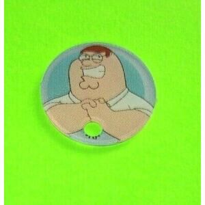 Family Guy Pinball Keychain Original Plastic Promo Game Peter Griffin Cartoon